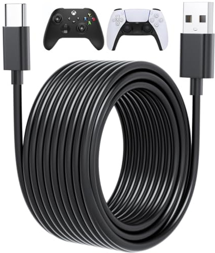 PS5 Controller Charger Cable for Xbox Serie X S,4.5M USB C Cable for Playstation 5,Type C Charging Cord for Nintendo Switch 15FT