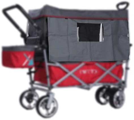 IMLEX Vorhänge Zubehör für Bollerwagen IM-BW4268 seitlicher Sonnenschutz