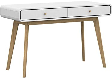 LOFT24 Cassie Desk White, 50x120x79cm (DxWxH)