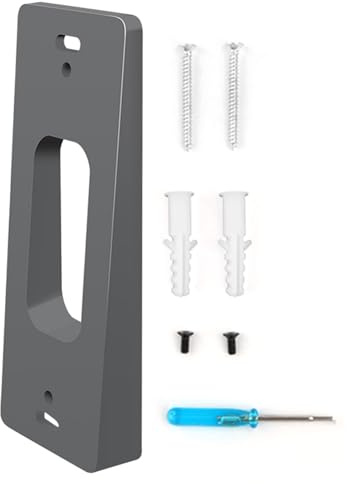 Angle Mount - 11.5cm Adjustable Mount, Video Doorbell Holder, Universal Security Bracket | Tool-Free Installation with Stable Base, Mounting Plate Bracket Smart Doorbells