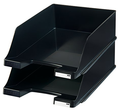 HAN Briefablage XXL, DIN A4, schwarz 4012473104716