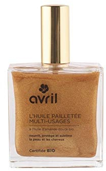 Huile pailletée multi-usages – 100ml - AVRIL, corps et cheveux …