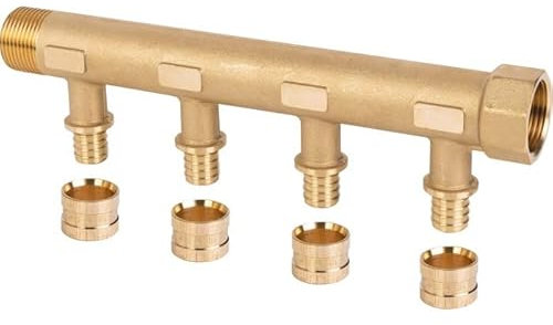 Collecteur avec départs à glissement - 4 sorties - Ø 16 mm - MF 3/4” - PB tub