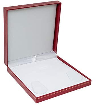 Classic Red Leatherette Jewellery Boxes (Large Set Box)