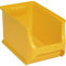 Allit 456282 ProfiPlus Box 4H, gelb Stapelsichtbox, PP TÜV/GS, V: 9,8 L,Lagersichtbox, Sichtbox, Lagerbox, stapelbar