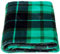 SOCHOW Couverture Plaid Polaire Lit pour Canapé en Molleton, Couverture Jeté en Flanelle à Carreaux Toute Saison 127 x 150 cm, Vert