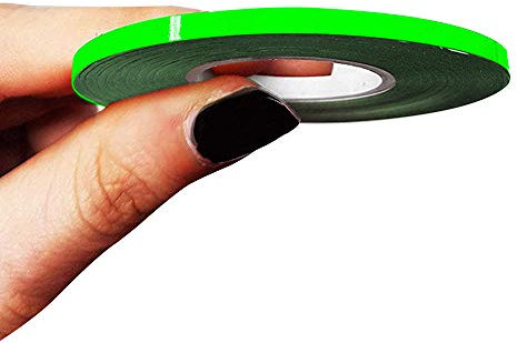 4R Quattroerre.it 10463 Trim Stripes Strisce Adesive per Auto, Verde Fluo, 3 mm x 10 mt