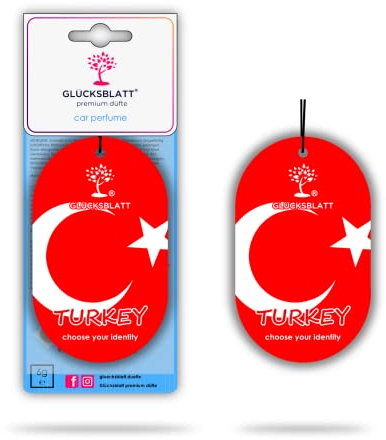 GLÜCKSBLATT premium Autoparfüm Duft Flag Türkei