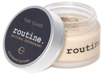 Routine Natural Deodorant The Class Deo Jar | 2 Fluid Oz. Natural Deodorant | Extra Sensitive Skin Formula | Aluminum Free Natural Deodorant For Women & Men (Cream Jar Formula)