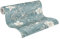 A.S. Création Blumentapete Cuba Tapete floral natürlich Vliestapete beige blau leicht glänzend matt fein strukturiert 380285 38028-5, 10.05 m x 0.53 m