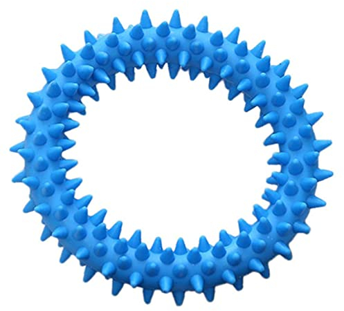 TOSSPER 2 Stücke Spiky Sensory Taktile Ring Kinder Antistress Armband Erwachsener Zappeln Spielzeug Hund Hund Bite Spielzeug Zufällige Farbe