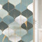 ADSFG Pellicola per Vetri Privacy 50cm x 200cm Pellicola per Finestre Colorato Smerigliato Statico Senza Colla Tenda Pellicola Isolante Termica per Protezione Solare,L