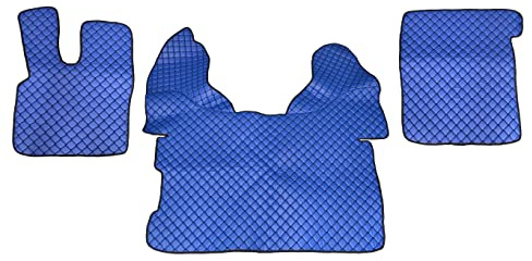 Bodenmatten-Set für DAF XF 106, Motorteppich, Blau