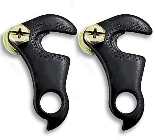 2 Pcs Bicycle Rear Mech Derailleur Hangers Transmission Tail Hooks Lug Rear Gear Mech Drop Out Adapter Tailhook Dropout Adapter for Cycle Bicycle MTB Road Bike