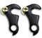 2 Pcs Bicycle Rear Mech Derailleur Hangers Transmission Tail Hooks Lug Rear Gear Mech Drop Out Adapter Tailhook Dropout Adapter for Cycle Bicycle MTB Road Bike