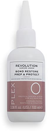 Makeup Revolution Haircare London, Plex 0 Bond Restore Prep & Protect, 100ml