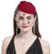Kopfschmuck Schleife Mesh Perlen Fascinator Hut Damen Mädchen Schleier Pillbox Partyhut Elegant Retro 20er 50er Jahre Haarspange Bankett Klassisch Haarschmuck für Hochzeit Cocktail Pferderennen