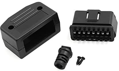 A ABSOPRO OBD2 GPS Diagnóstico Conector Macho Adaptador Enchufe Carcasa Kit