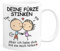 Tasse Deine Fürze Stinken Personalisiert Furz Kaffeetasse Pupsen mit Lustigem Spruch aus Keramik Geschenk für Männer Freund Partner