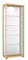 K-Möbel Glas Vitrinenschrank 2-türig (176x67x33cm) - Made in Germany - Standvitrine Buche mit 4 höhenverstellbaren Glasböden, Spiegel& Schloss - Glasvitrine Stehend - Sammler