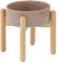 Havniva Ceramic 8.2inch Raised Dog Bowl with Stand for Large - Breed Dogs, Pet Food and Water Feeder(Single Bowl with Stand - Brown Coffee)