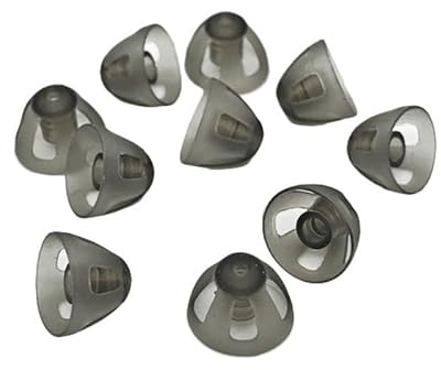 Hörgerätekoppeln für GN Resound,Hörgeräte Zubehör Schirmchen,Offen,Waschbar,Anti-Static,Abnehmbar,Verschiedene Größen mit Silikon drei Größen 10 Stück,Power-Domes für optimale Klangqualität (L)