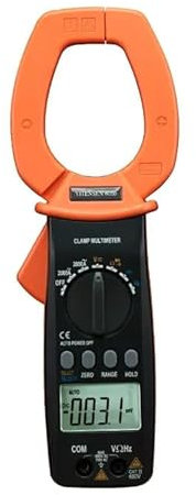 YuqiaoTime VICTOR 6050 True RMS Digital Clamp Meter 3999 Counts Lcd Display Auto Range 1000V 2000A AC DC larger Current Voltage Multimeter(VICTOR 6052)