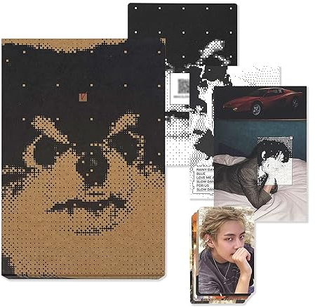 V - [Layover] (WEVERSE ALBUMS Ver.) Out Box + Photobook + Lyric Book + Photocards + QR Card + 2 Extra Photocards