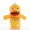 Proumhang Handpuppen für Kinder,Weiche Plüsch Zoo Tier Puppe für Kinder Kleinkinder Jungen Mädchen,Für phantasievolles Spiel,Showtheater,Partyzubehör (große bewegliche Münder) Ente 25cm