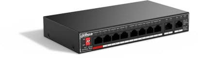 SWITCH IT DAHUA DH-SG1010P 10-PORT UNMANAGED DESKTOP GIGABIT SWITCH 8-PORT POE