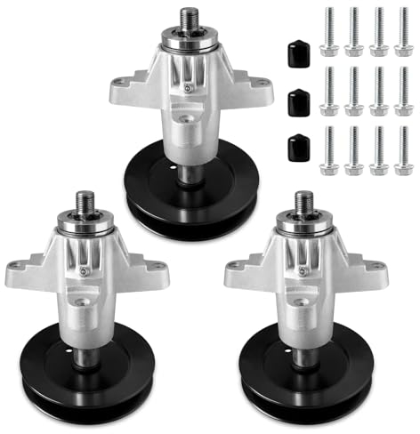 wyevee 918-04608A Spindelmontage für Cub-Cadet MTD Troy Bilt 137,2 cm Deckmäher, 918-0671B Rasenmäherspindel Ersatz für 618-0671B, 918-0671D, 618-0671, 918-0671, 3 Stück