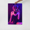 Take Your Mask Off Xiao Genshin Impact Cosplay Print Bild Poster, 61×91 cm