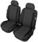 Autositzbezüge Autositzschoner Sitzbezüge 1+1 Front Vordersitze Kompatibel mit Audi A6 Auto Sitzbezug Schwarz Autositzauflage Autositz Sitzauflagen Tuning Auto Zubehör Innenraum