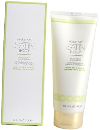 Mary Kay Satin Body Indulgent Shea Wash weißer Tee & Zitrus Hautreiniger 192 ml