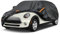 Kayme Autoplane Wasserdicht Atmungsaktiv für Mini Cooper 5 türer (2014-2025), 7 Schichten Vollgarage Autoabdeckung für Regen Sonne Staub Schutz Verkratzt, Autoabdeckung mit Reflektierenden Streifen.