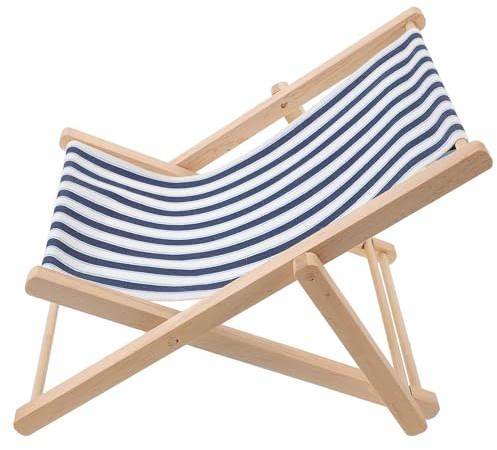 ifundom Zubehör Für Faltbare Stühle Liegestuhl Zur Dekoration Strandkorb Im Mediterranen Stil Modell Realistischer Nautischer Strandkorb Holz Faltbare Strandkörbe Zum Selbermachen