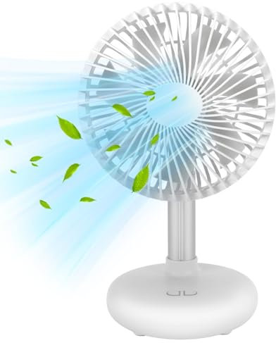 ventilador de escritorio giratorio | Ventilador de escritorio con giro USB | Ventilador de escritorio | Ventilador de escritorio giratorio | Ventilador de escritorio giratorio pequeño, ventilador