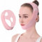 ZOPJUMA doppelkinn maske,Wiederverwendbare V Gesichtsmasken,Verfügbar für alle Jahreszeiten,Für alle Gesichtsformen geeignet,Rosa