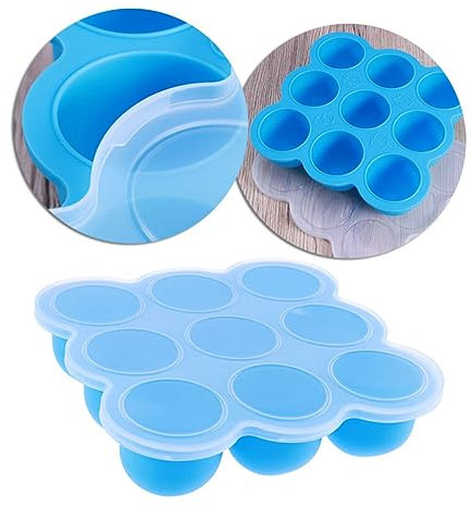 RORPOIR Recipiente De Para Alimentos Compartimentos Para Comida y Bebida Congelador Bandeja