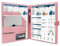 GraduatePro Schreibmappe A4 Klemmbrett Mappe mit Magnetischer Verschluss, organizer büro mappe, Rosa Ordner, Dokumentenmappe für Unternehmen