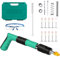 Nagelpistole Nägel Druckluft Set, Nagelschussgerät mit 50 Runden Nägeln und Schutzbrillen, Bolzenschussgerät Beton, Manuelle Nail Gun Werkzeug, Hammer Gun, für Stahl & Beton