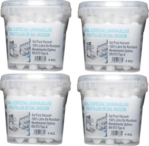 Sal Para Lavavajillas 4Kg (4, Vacuum Pastillas)