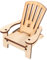 Ibasenice Mini Holzstuhl FüR Puppen 9X9X8 2Cm Umweltfreundliches Holz Dekoratives MöBel FüR Puppenhaus Perfekt Als Fotorequisiten Und Spielzeug