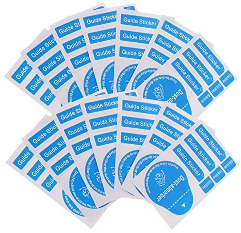DIYEAH 200piezas Pegatinas Antipolvo Pantallas Herramientas De Limpieza para Móviles y Tablets Absorbente De Polvo para Pantallas LCD