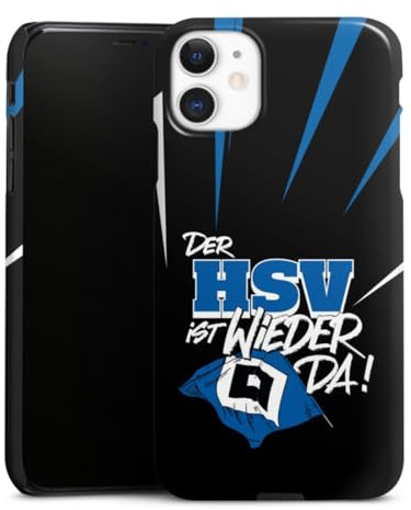 Premium Case kompatibel mit Apple iPhone 11 Smartphone Handyhülle Schutzhülle glänzend Hamburger SV Aufstieg HSV