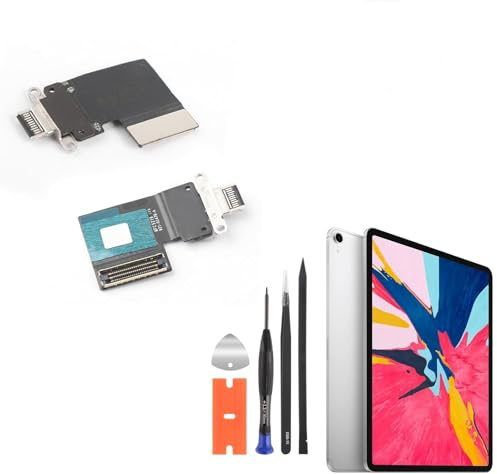 FKBAightccy Dock Connector Replacement for iPad Pro 11 1st 2nd Gen A1980 A2013 A2228 A2068 for iPad Pro 12.9 3rd 4th Generation A1876 A2014 A2229 A2069 Charging Port Replacement Flex Cable