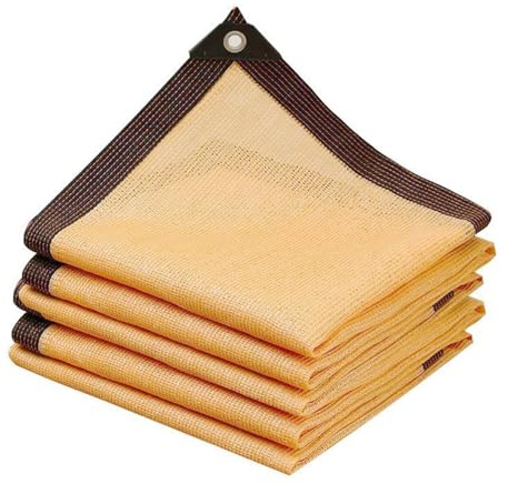 Toile d'ombrage de protection UV pour jardin, filet d'ombrage avec œillets, idéal pour serre, pergola, terrasse, patio et arrière-cour - 5 x 8 m