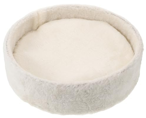 Gatuida Panier pour Arbre à Chat hamac de Rechange en Polaire Douce avec Coussin - 30 x 30 cm - Accessoires pour Arbre à Chat - Coussin Rond
