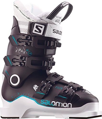 Salomon X-MAX 110W Ski Schuh 2018 Black/White/Topaz Green, 27.5