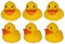 18 x Quietscheenten 4 cm Badeenten Badeente Ente Badezubehör Ducks Mitgebsel